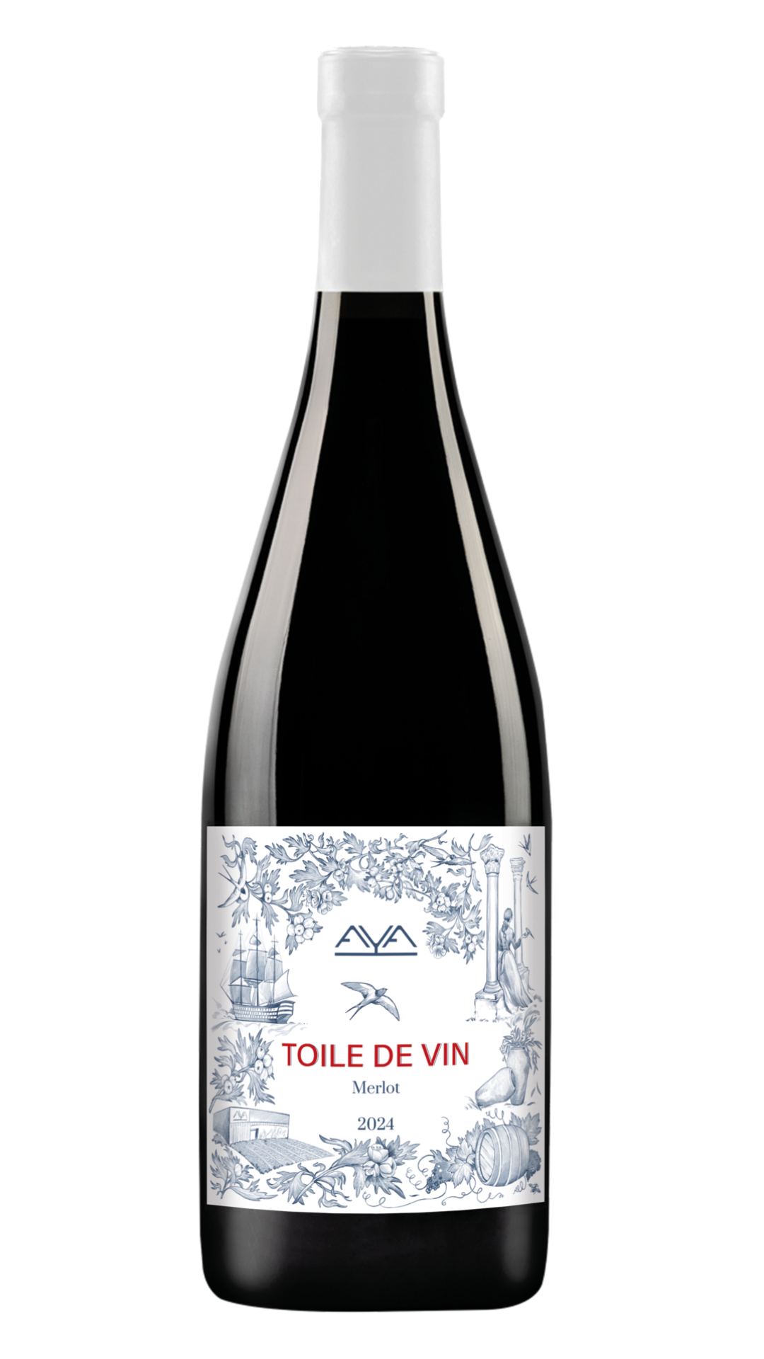 Toile de vin merlot