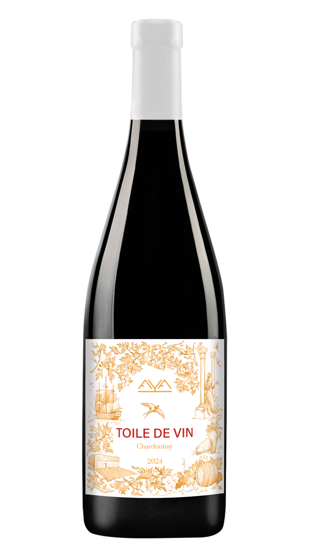 Toile de vin chardonnay 2024